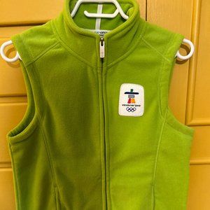 Canada Olympic Fleece Vest. XS. Vancouver 2010 Official Merchandise.